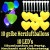 LED-Herzluftballons, Gelb, 10 Stück