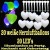 LED-Herzluftballons, Weiß, 20 Stück