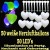 LED-Herzluftballons, Weiß, 50 Stück