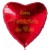 Beste Verkäuferin der Welt! Roter Herzluftballon aus Folie mit Ballongas-Helium