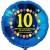 Luftballon aus Folie mit Helium, 10. Geburtstag, Balloons
