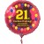 Luftballon aus Folie mit Helium, 21. Geburtstag, Balloons