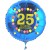 Luftballon aus Folie mit Helium, Zahl 25, zum 25. Geburtstag, Balloons, blau