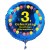 Luftballon aus Folie mit Helium, 3. Geburtstag, Balloons