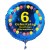 Luftballon aus Folie mit Helium, 6. Geburtstag, Balloons