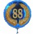 Luftballon aus Folie mit Helium, Zahl 88 im Lorbeerkranz, zu Geburtstag, Jubiläum und Jahrestag