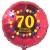 Luftballon aus Folie mit Helium, 70. Geburtstag, Balloons