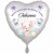 Folien-Luftballon zur Taufe mit Namen-6. Inklusive Helium