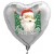 Weihnachtsmann mit Weihnachtsbäumen, Luftballon zu Weihnachten mit Helium und Grußkarte