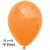 Luftballons, Latex 30 cm Ø, 10 Stück / Mandarin - Gute Qualität
