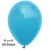 Luftballons, Latex 30 cm Ø, 50 Stück / Türkis - Gute Qualität