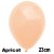 Luftballons, Latex 23 cm Ø, 10 Stück / Apricot - Gute Qualität