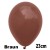 Luftballons, Latex 23 cm Ø, 10 Stück / Braun - Gute Qualität
