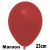 Luftballons, Latex 23 cm Ø, 10 Stück / Maroon - Gute Qualität