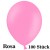 Luftballons, Latex 23 cm Ø, 100 Stück / Rosa - Gute Qualität