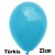 Luftballons, Latex 23 cm Ø, 10 Stück / Türkis - Gute Qualität