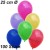 Luftballons 25 cm Ø, Bunt gemischt, 100 Stück