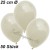 Luftballons 25 cm Ø, Elfenbein, 50 Stück