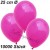 Luftballons 25 cm Ø, Fuchsia, 10000 Stück