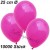 Luftballons 25 cm Ø, Fuchsia, 10000 Stück