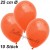 Luftballons 25 cm Ø, Orange, 10 Stück