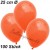 Luftballons 25 cm Ø, Orange, 100 Stück