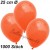 Luftballons 25 cm Ø, Orange, 1000 Stück