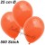 Luftballons 25 cm Ø, Orange, 500 Stück