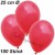 Luftballons 25 cm Ø, Rot, 100 Stück