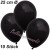 Luftballons 25 cm Ø, Schwarz, 10 Stück