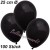 Luftballons 25 cm Ø, Schwarz, 100 Stück