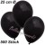Luftballons 25 cm Ø, Schwarz, 500 Stück