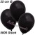 Luftballons 25 cm Ø, Schwarz, 5000 Stück