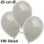 Luftballons 25 cm Ø, Silbergrau, 100 Stück