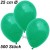 Luftballons 25 cm Ø, Smaragdgrün, 500 Stück