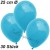 Luftballons 25 cm Ø, Türkis, 30 Stück, 3 x 10