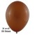 Luftballons, Latex 30 cm Ø, 50 Stück / Chocolate - Gute Qualität