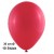 Luftballons, Latex 30 cm Ø, 10 Stück / Rubinrot - Gute Qualität