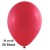 Luftballons, Latex 30 cm Ø, 50 Stück / Rubinrot - Gute Qualität