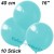 Luftballons Latex 40cm Ø, Babyblau, 10 Stück