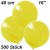 Luftballons Latex 40cm Ø, Gelb, 500 Stück