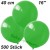 Luftballons Latex 40cm Ø, Grün, 500 Stück
