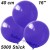 Luftballons Latex 40cm Ø, Violett, 5000 Stück