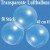 Transparente Luftballons 40cm Ø, Latex, 50 Stück