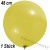 Luftballon, Latex, 48 cm Ø, Gelb, 1 Stück