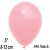Luftballons Mini, Babyrosa, 100 Stück, 8-12 cm 