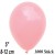 Luftballons Mini, Babyrosa, 1000 Stück, 8-12 cm 
