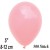 Luftballons Mini, Babyrosa, 500 Stück, 8-12 cm 