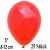 Luftballons Mini, Korallenrot, 25 Stück, 8-12 cm 