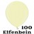 Luftballons Mini, Perlmuttfarben, 100 Stück -  Elfenbein